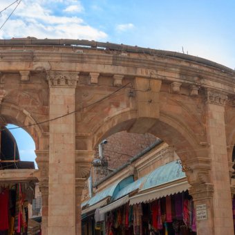 Aftimos bazaar on Muristan square